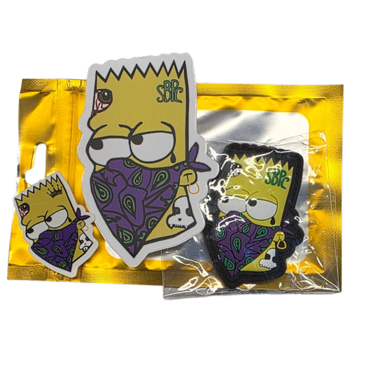 Yellow Menace Patch Single - Anarchic Character Single - PVC Patch - - Sticky Back Patch Company - Yellow Menace Patch Single - Anarchic Character Single