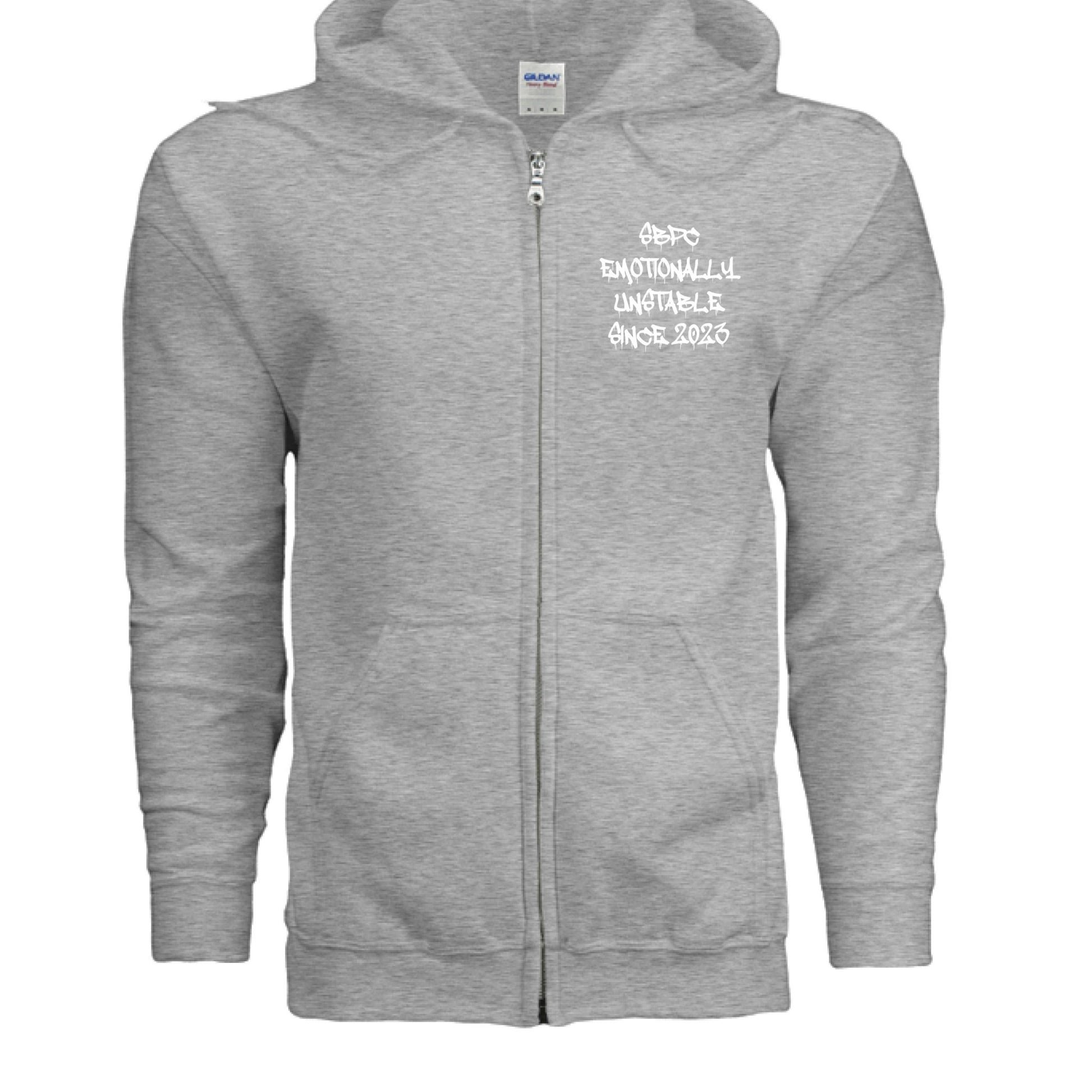 Bipolar Hoodie - 2mmnxvdug - Sticky Back Patch Company - SPORT GREY - FRONT
