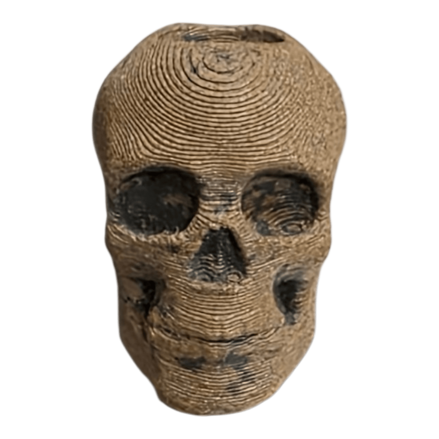 Patina Skull Bead – Full Rust EDC Lanyard Bead -  - Sticky Back Patch Company - Patina Skull Bead – Full Rust EDC Lanyard Bead