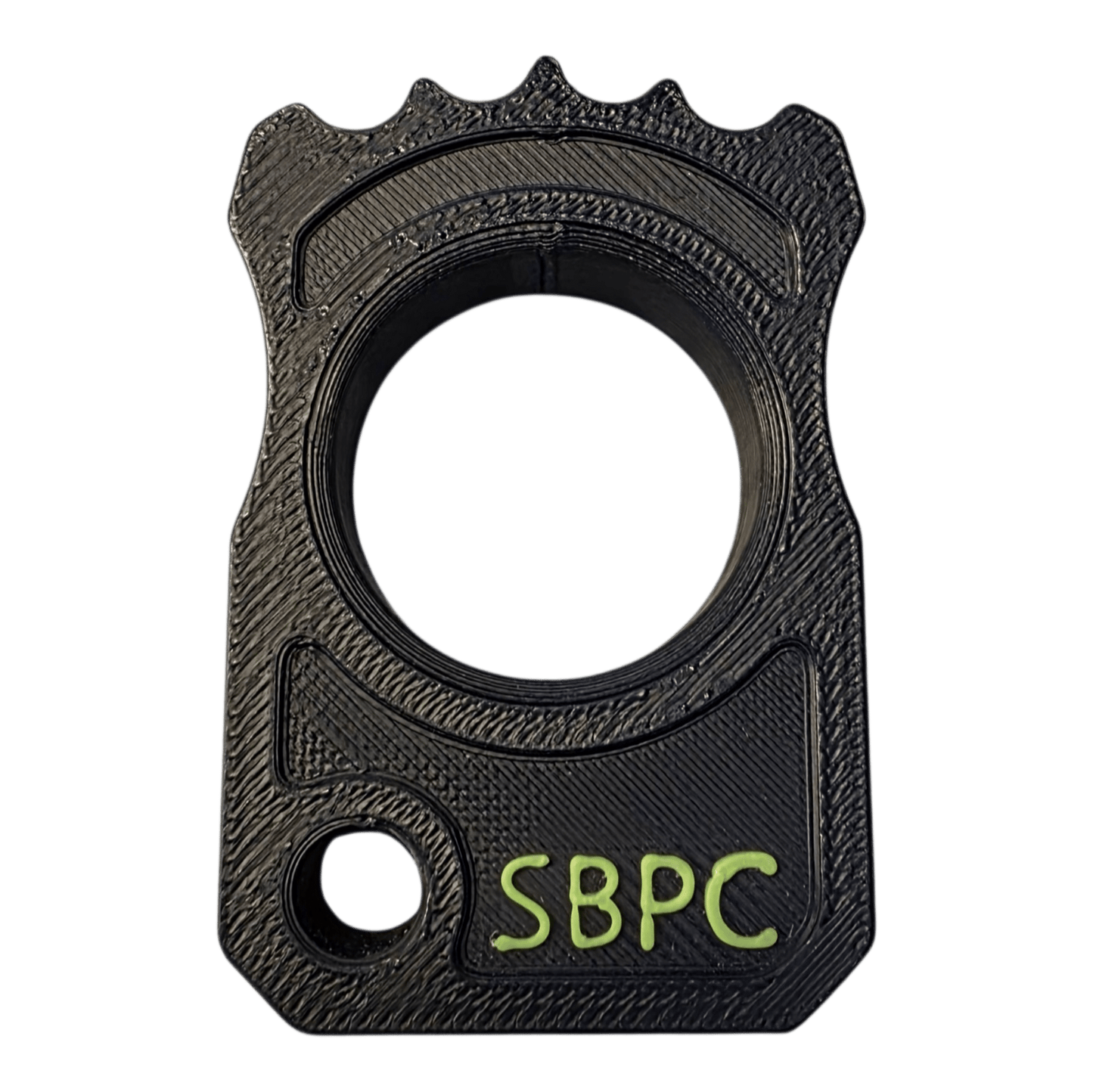 SBPC Ribbed – Compact ASA EDC Grip Tool (15mm Solid Core) - Knuck -  - Sticky Back Patch Company - SBPC Ribbed – Compact ASA EDC Grip Tool (15mm Solid Core)