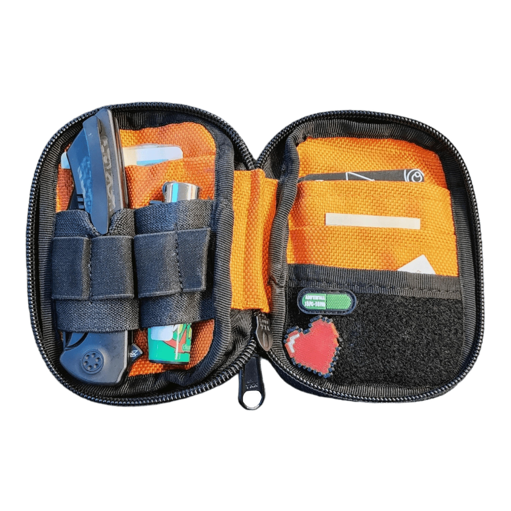 Micro Pouch: Compact, Versatile EDC Organizer - EDC Pouch - Sticky Back Patch - Micro Pouch: Compact, Versatile EDC Organizer
