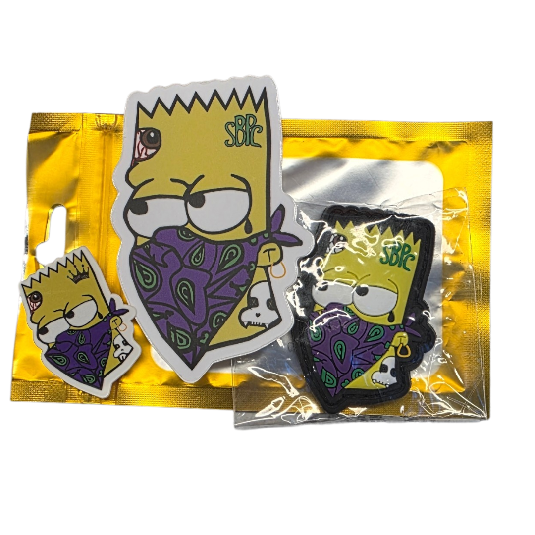 Yellow Menace Patch Single - Anarchic Character Single - PVC Patch -  - Sticky Back Patch Company - Yellow Menace Patch Single - Anarchic Character Single