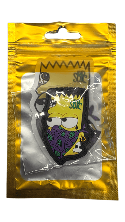 Yellow Menace Patch Single - Anarchic Character Single - PVC Patch -  - Sticky Back Patch Company - Yellow Menace Patch Single - Anarchic Character Single